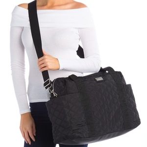 Madden Girl Quilted Weekend Tote / Travel Bag — Like New